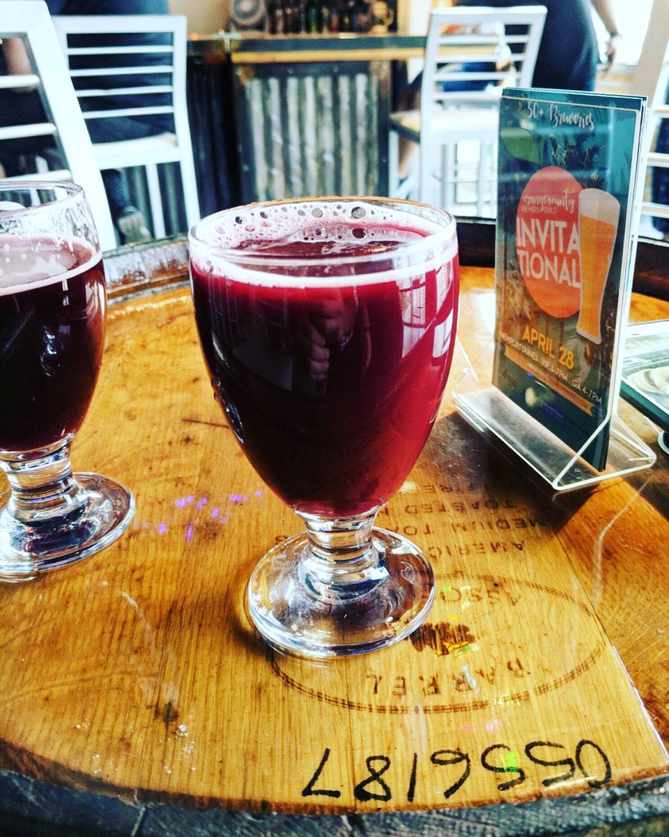 Stop by for a sour or one of our 11 other beers! 📸: @donnytomko #cherry #raspberry #sour #blendery #agedbeer #taproom #sourhour #anaheim