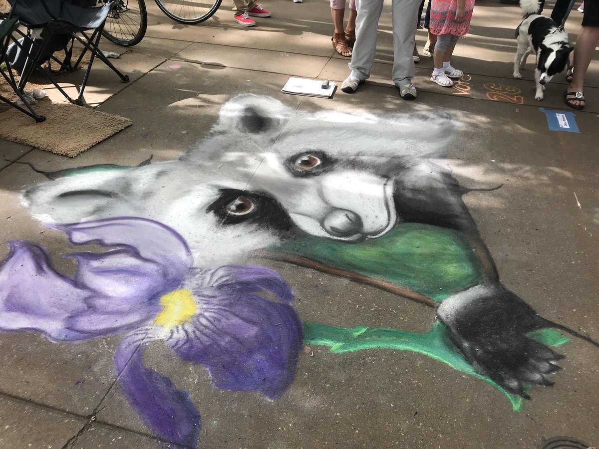 northmiddlestar's tweet photo. Our own Chloe Peterson did an amazing job at this year’s Chalk Walk! Visit her at booth #26! https://t.co/Sp5GDPOo7o