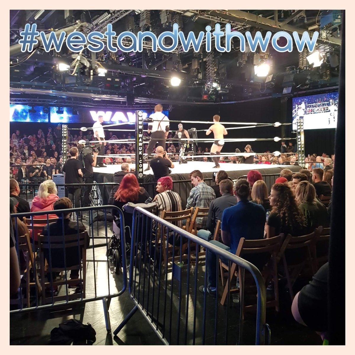 LeiaElise's tweet photo. @WAW_UK #IStandWithWAW #WeStandWithWAW #britishwrestling #wrestling https://t.co/kIEYuvZvyy