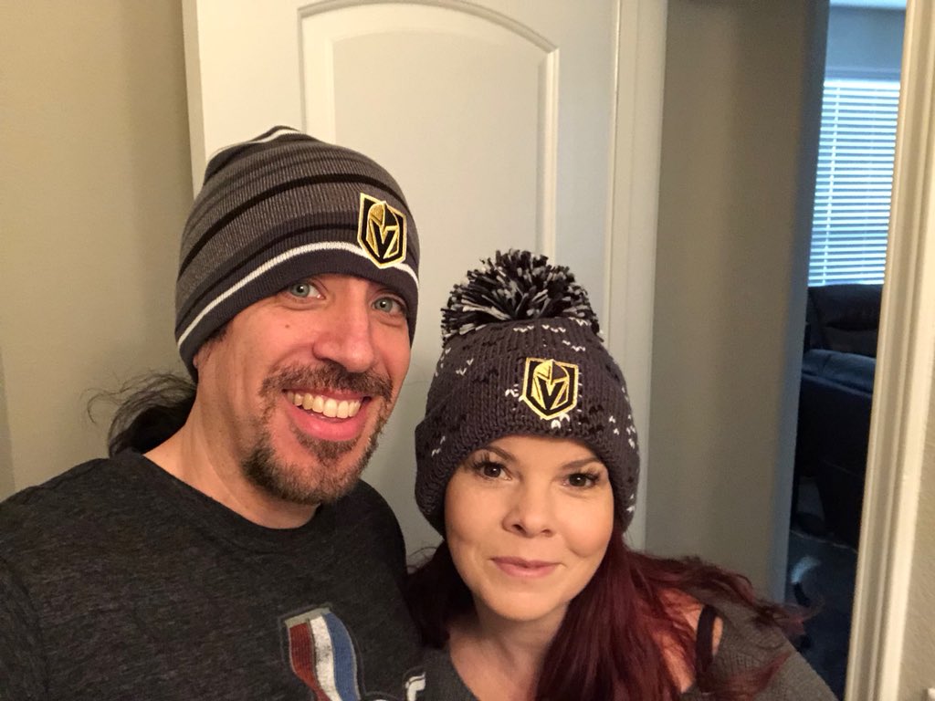 korik769's tweet photo. @Fanatics for the win again!! Just got our new @GoldenKnights gear in. We’re ready for round 2!! Bring on the Sharks!! @4KBrian #VegasBorn #GoKnightsGO https://t.co/mPR4gVpArc