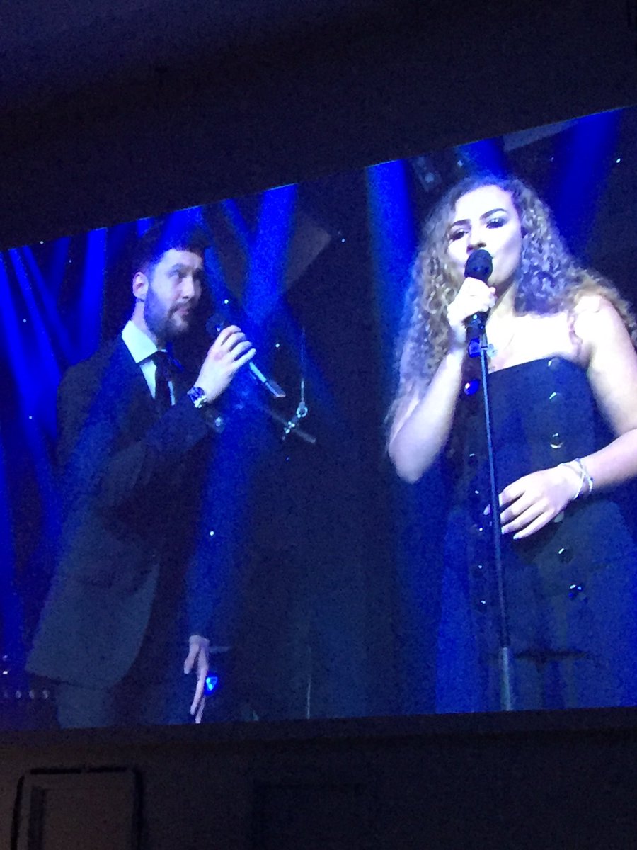 Sidley_OUAS's tweet photo. What a surprise Mr @calumscott joining the wonderful Amelia on stage #OUASGrandBall2018 https://t.co/swfatiIol2