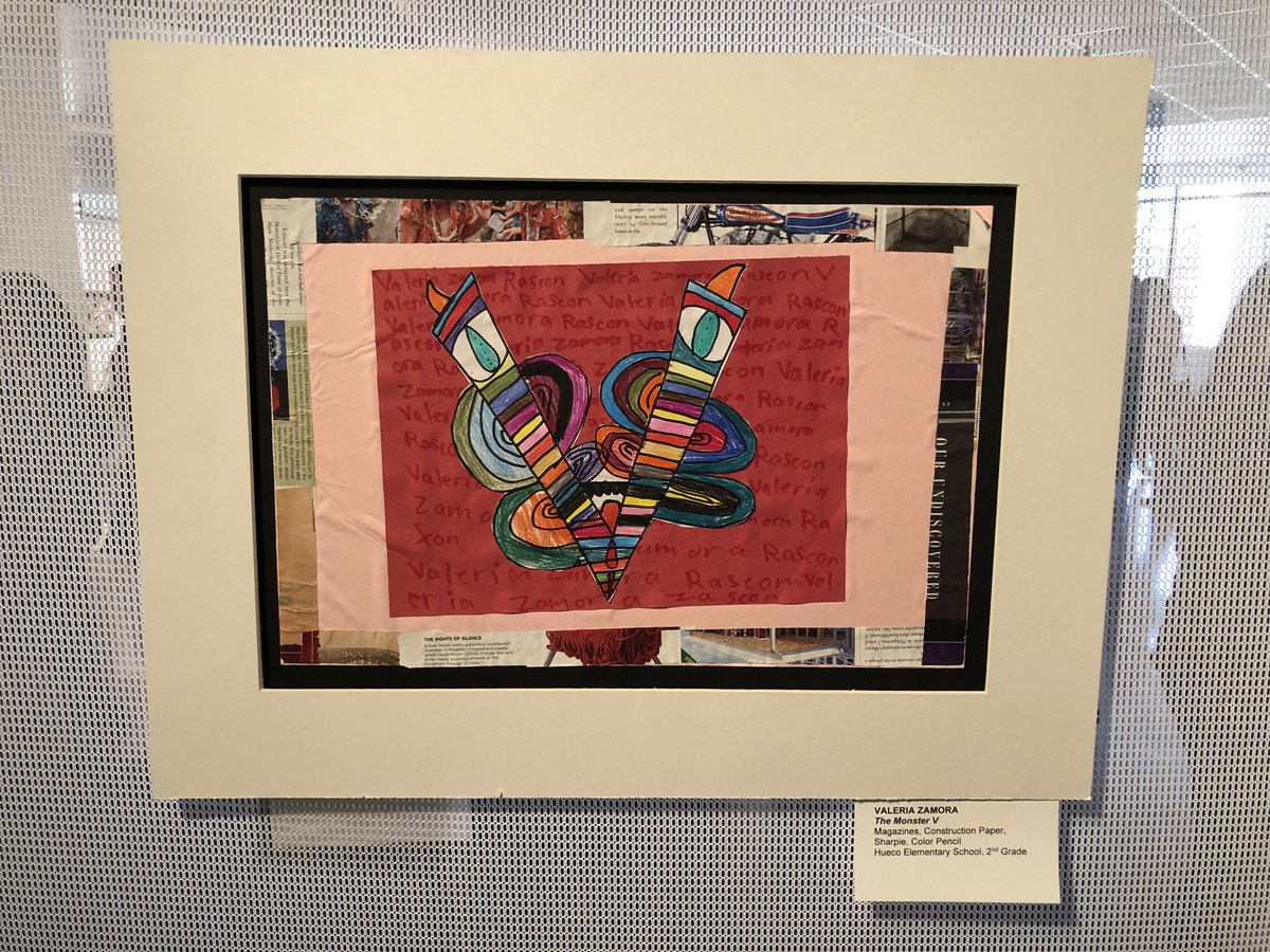 MLopez_TISD's tweet photo. Thank you for the invite to EPMA Recycling Art Show! Congratulations to our wonderful Mrs. Mata and this shining SUN.☀️#TeamSISD https://t.co/gkqAARxTXE