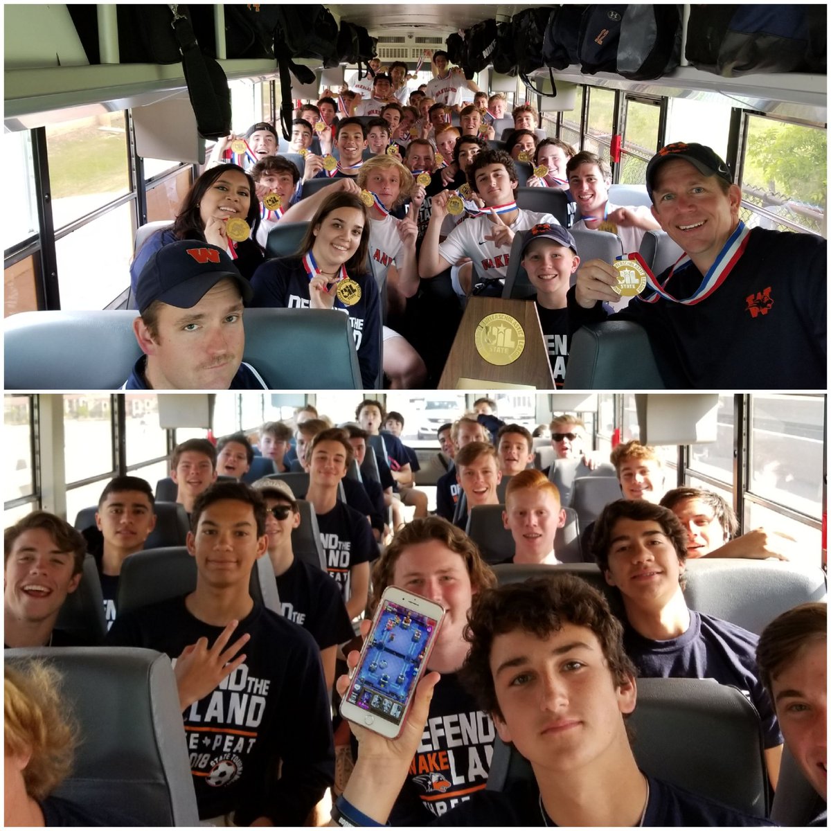 Your boys have done it... AGAIN!!!  They are #UILState Champs #back2back. We want to send a huge thank you to our #HARAMBEE Nation fans. Bringing the state trophy back to Frisco. #WEBELIEVE