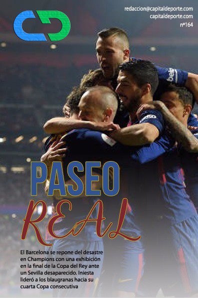 Capital_Deporte's tweet photo. 🗞️ 'PASEO REAL' #PortadaCD https://t.co/YXnf3Bz1Uj