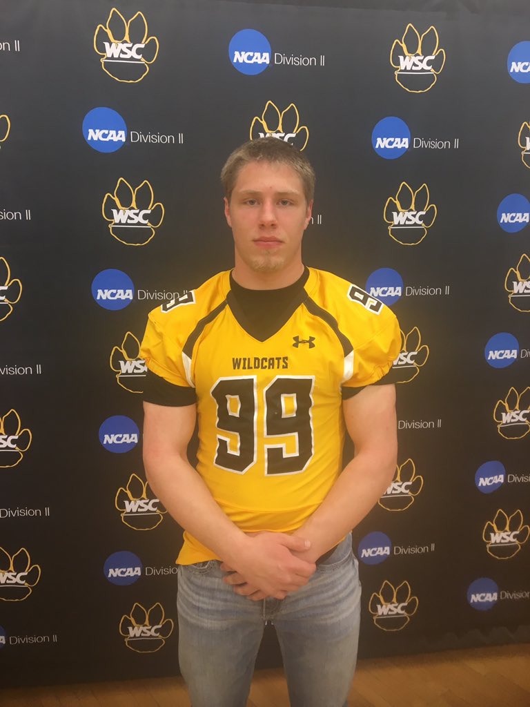 BiekerCaleb's tweet photo. Had a great junior day/spring game at Wayne State today. Thank you @Coach_Honnold I'll be back for the Top Cat Football Camp https://t.co/EiysX7wIi4