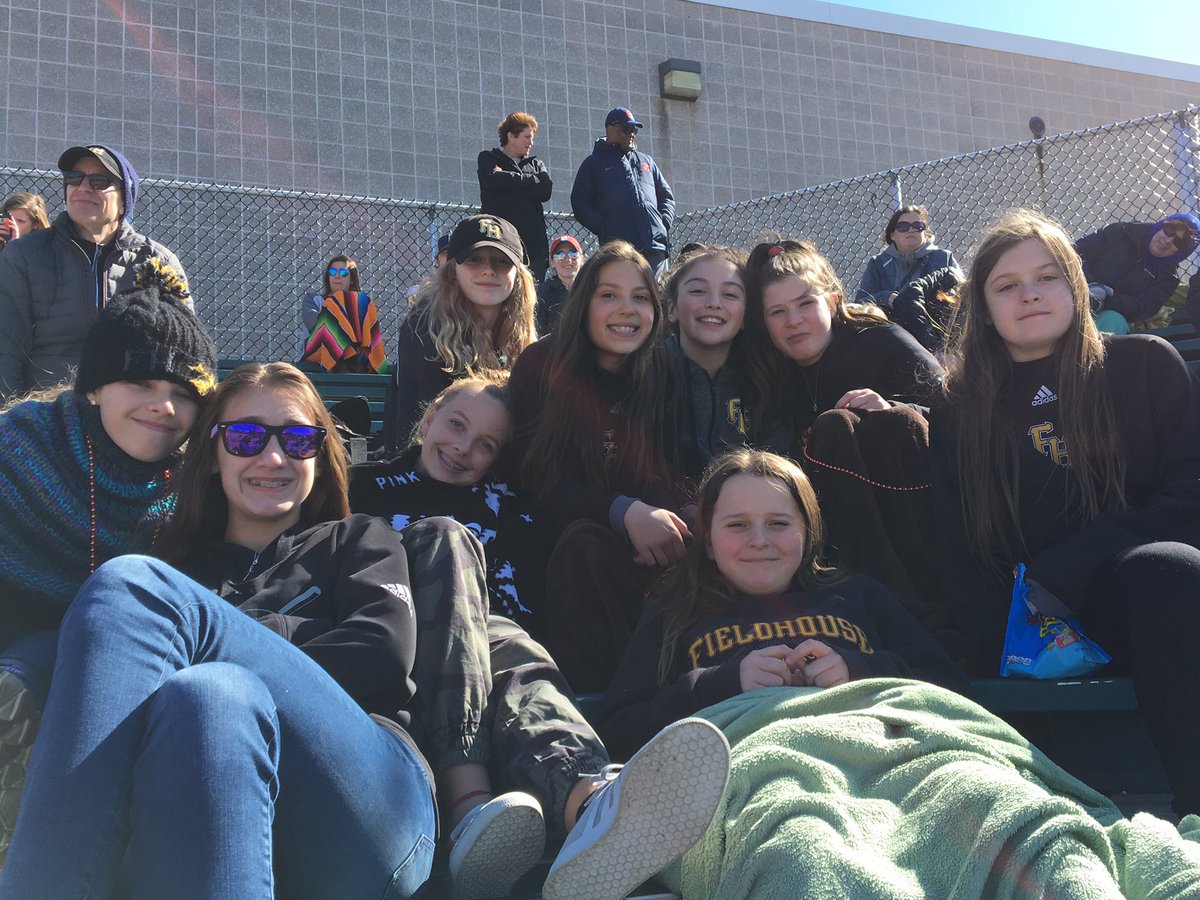 mzhurt623's tweet photo. The @FH_Raiders girls had a great time watching the Syracuse &amp; NC State double header today! #SquadGoals https://t.co/nroQKYGaBv