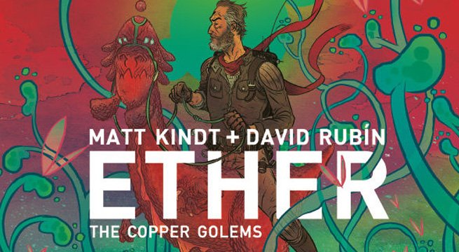 ComicBook's tweet photo. Check out our exclusive preview of new interiors and concept art from @DarkHorseComics’ #EtherCopperGolems #1! - https://t.co/Ppu17gFcCB https://t.co/B6h8UZLGJw