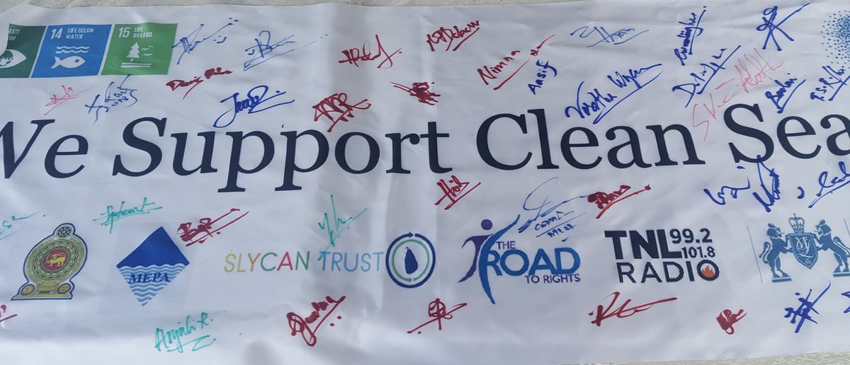 Vositha's tweet image. #CleanSeasPledge for #EarthDay2018. #SriLanka #EndPlasticPollution

@SLYCANTrust @TNLRadio @UNEnvironment