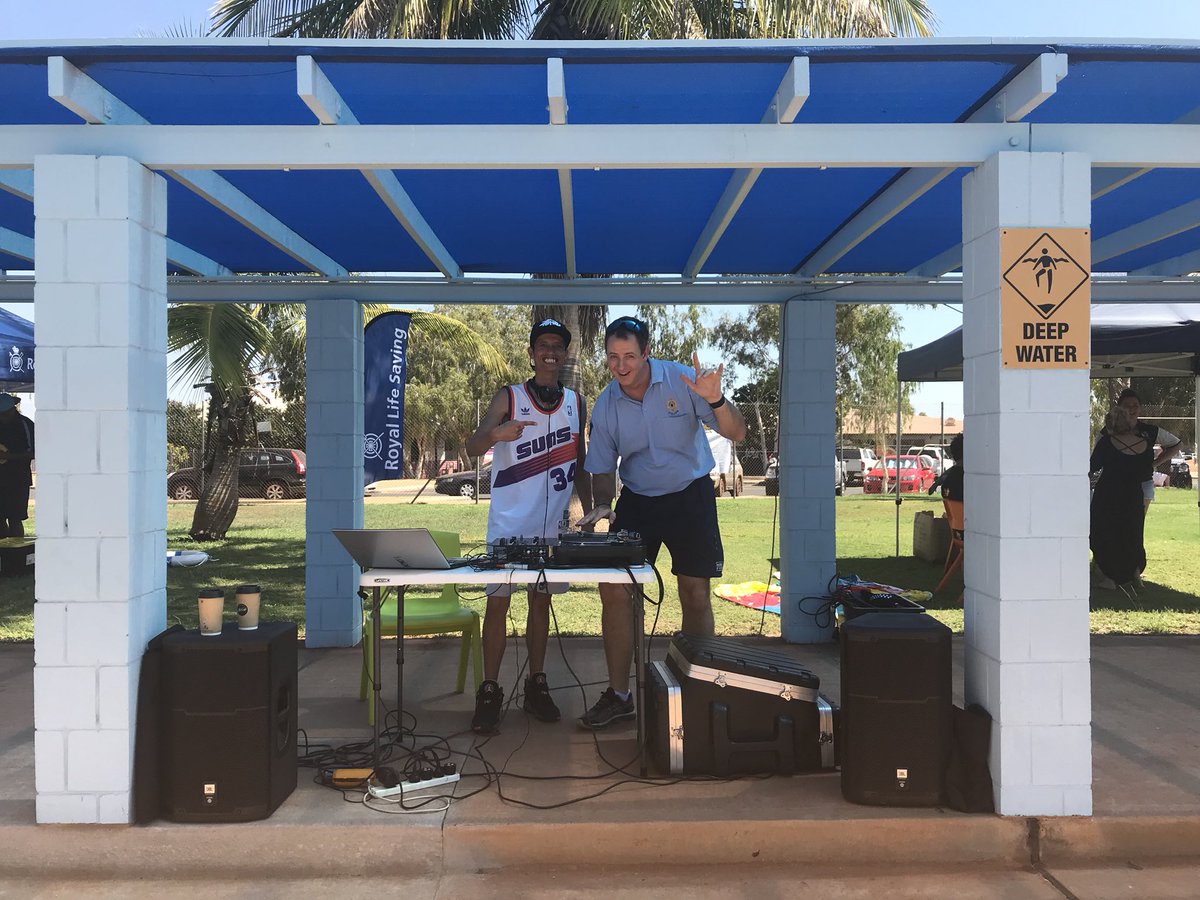 SouthHedlandPol's tweet photo. Youth Week 2018 - Pool Party. Going off with DJ Burns @TriggerVonTrapp Thx to all the supporters @LifeSavingWA #fb #EPCommunityEngagementTeam #doingit4thekids https://t.co/nVLGsx0Ftn