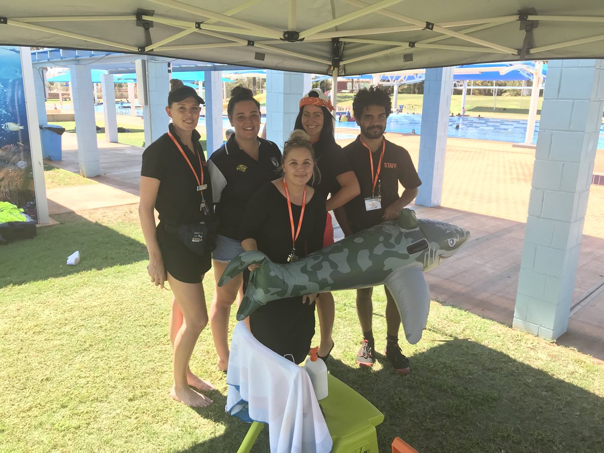 SouthHedlandPol's tweet photo. Youth Week 2018 - Pool Party. Going off with DJ Burns @TriggerVonTrapp Thx to all the supporters @LifeSavingWA #fb #EPCommunityEngagementTeam #doingit4thekids https://t.co/nVLGsx0Ftn