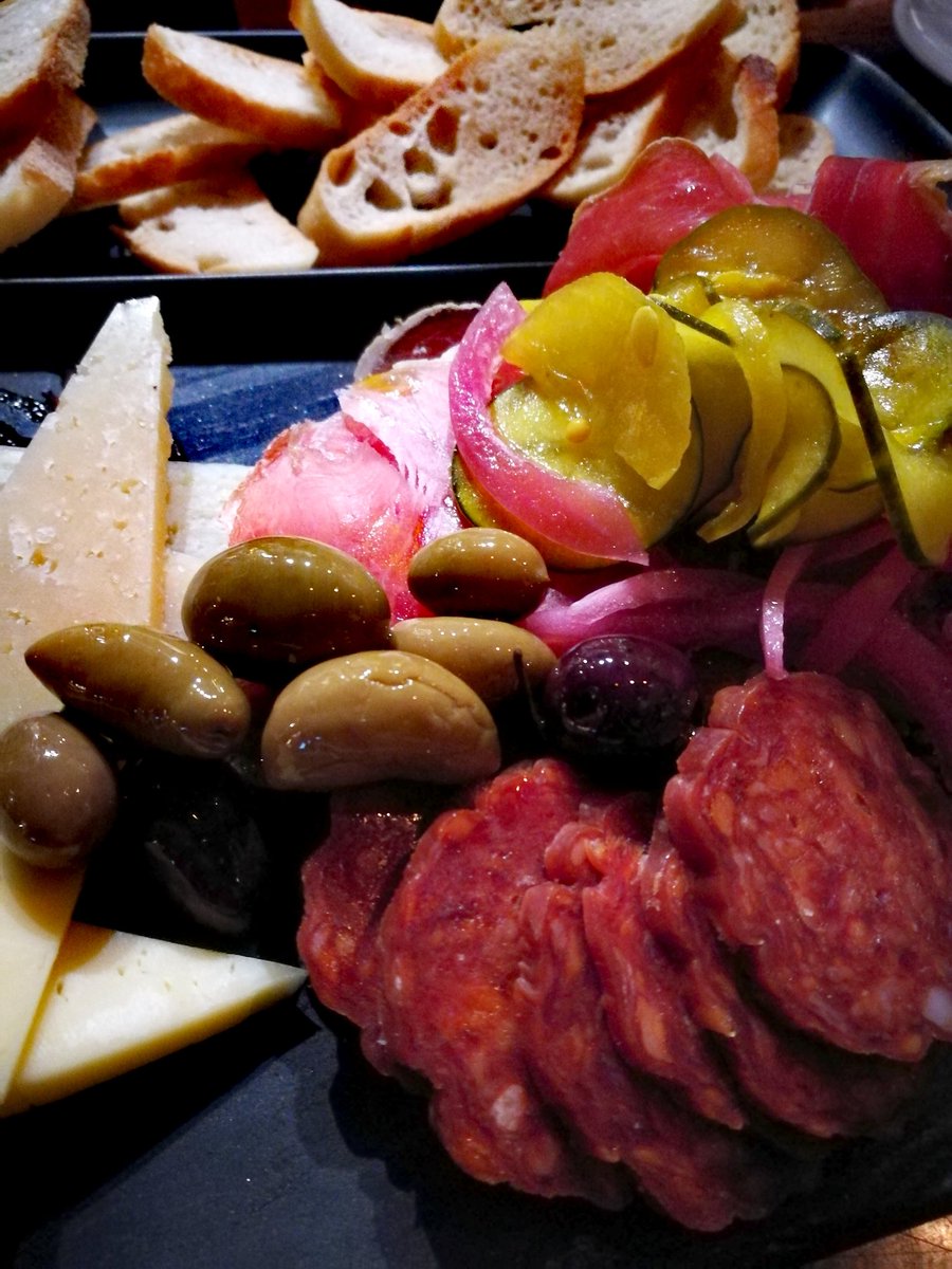 Delicious meats &amp; cheeses on the Spanish Board <a href="/BlockButcherBar/">Block Butcher Bar</a> #midtownsac #lavenderheights #sacramento #cheese
