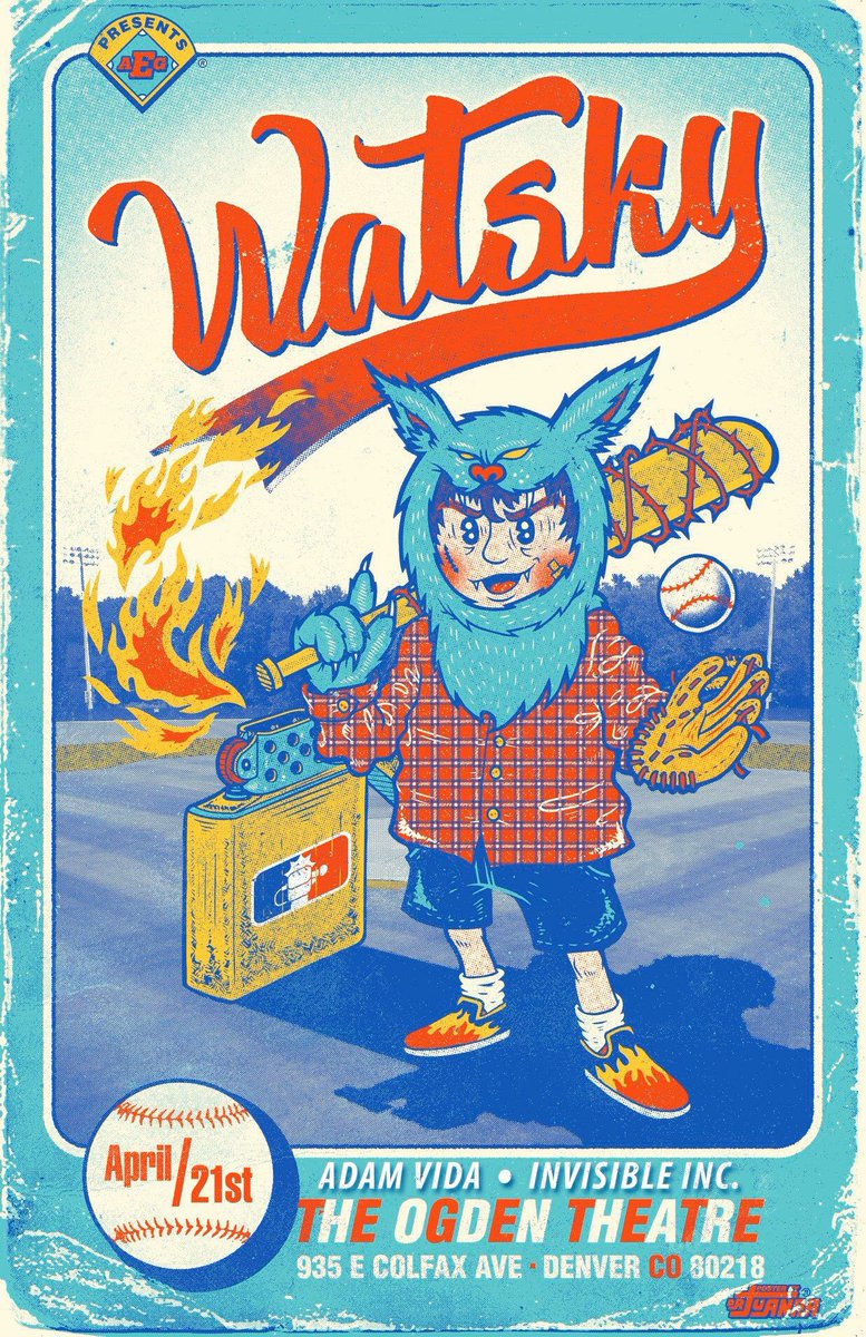gwatsky's tweet photo. See you tonight Denver! There are only a few tix left at the door. This one’s gonna be epic. https://t.co/A6kaE4V7qC