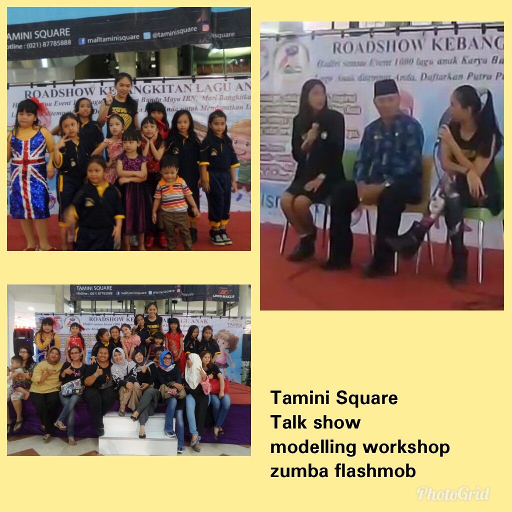 Nicole_JrMCI's tweet image. To raise back children songs campaign &amp;amp; to appeal all the children to be multi talented for a brighter future.

Guest : Bpk. Sony - PPWI
              Bunda Maya - IBN

#talkshow #modellingworkshop #flashmobzumba #childrensong #campaign #multitalented #taminisquare #ibn