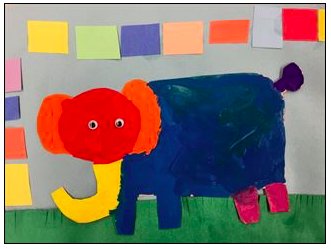 MsWiningArt's tweet photo. Kindergarten fun with colorful elephants @DiemerEagles512 https://t.co/tuCpB3tN0x