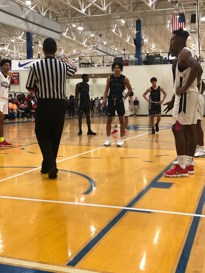 Cmonique1007's tweet photo. My baby in Dallas reppin for the @nightrydaselite heard they are undefeated! Let's get it!!! #calebmurphy #NikeEYBL https://t.co/QifXRB4N1Y
