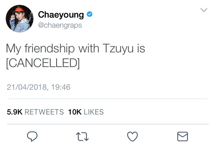 Chaeyoung tweets