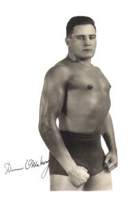 Cronin617's tweet photo. My cousin Danno who came from my nanas tiny coastal village called Ballydehob in West Cork. Heavyweight wrestling champ of the world and inventor of the “Irish Whip”. #rawirishpower #fightingirish #strongbloodline https://t.co/E5PCxPx0jI