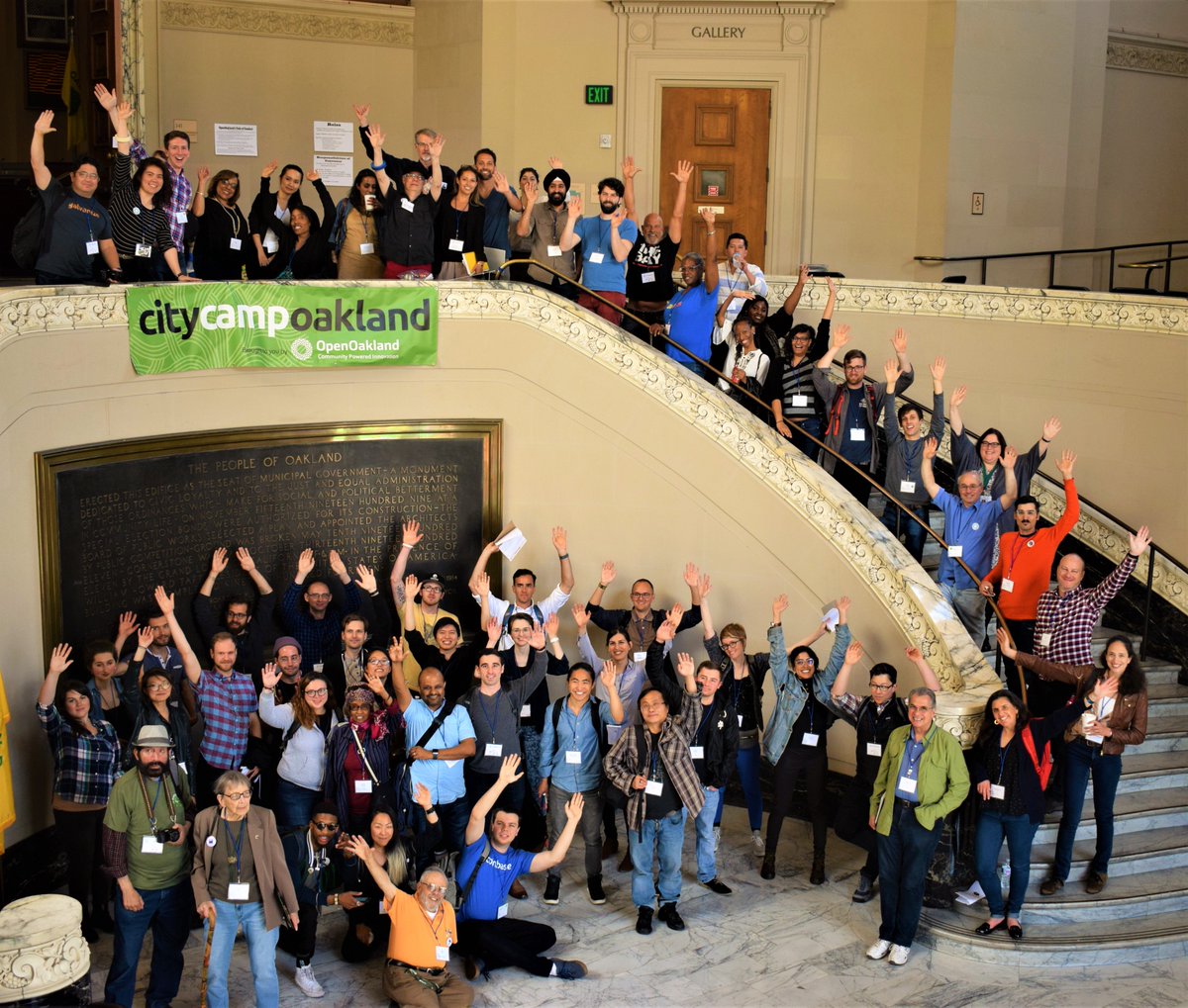 Well, that's a wrap for #citycampoak 2018! Thanks everyone for attending and to our sponsors for making it happen. Excited to see these conversations turn into action at our next weekly hack night!