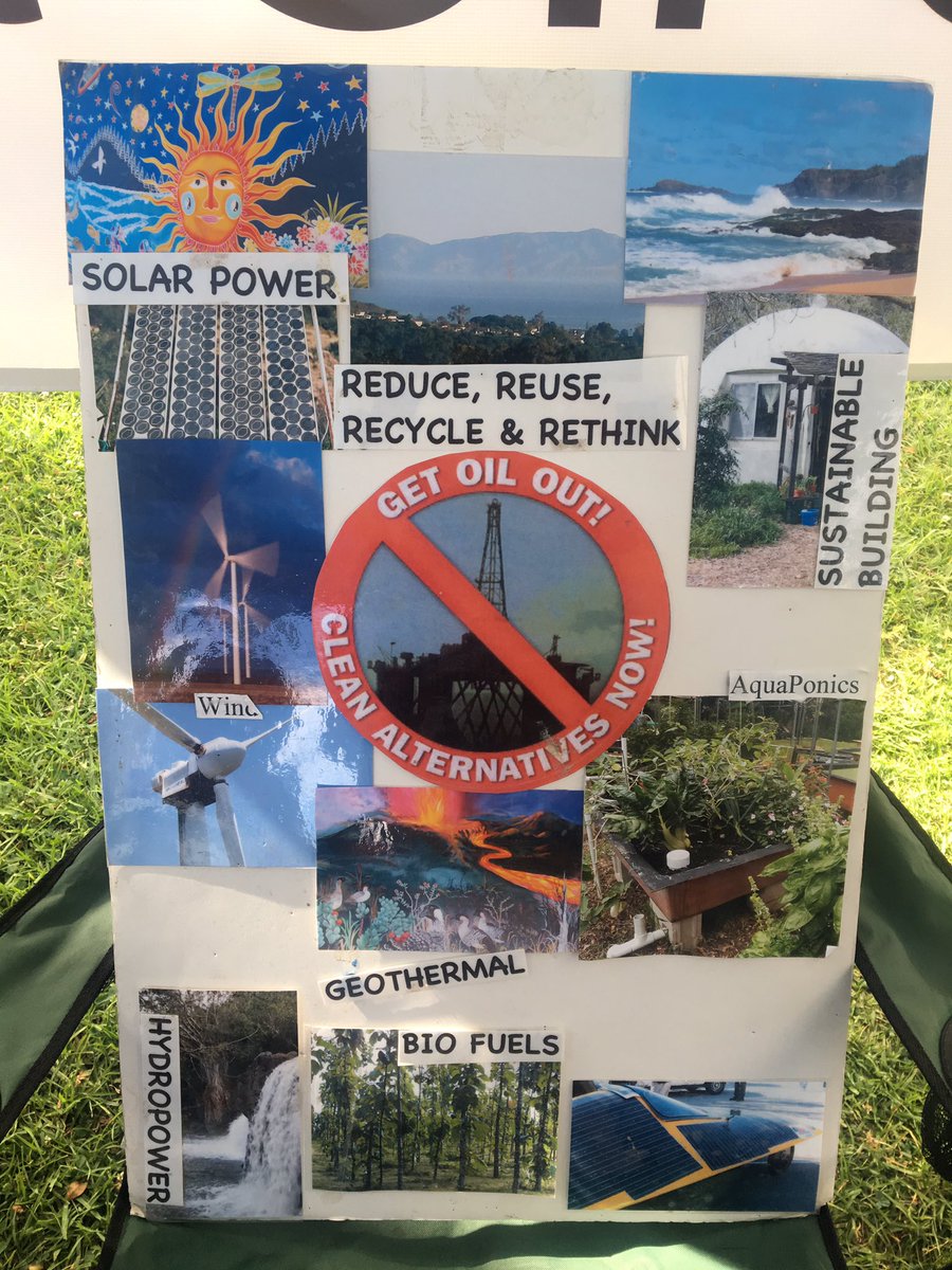 _annair_'s tweet photo. Y'all voted and the winner was.... Get Oil Out! I visited the GOO booth and learned about the work they are doing to advocate against oil drilling in Santa Barbara (and elsewhere) and fight for alternative energy #es161 #SBEarthDay #getoilout https://t.co/ZijibumDrg
