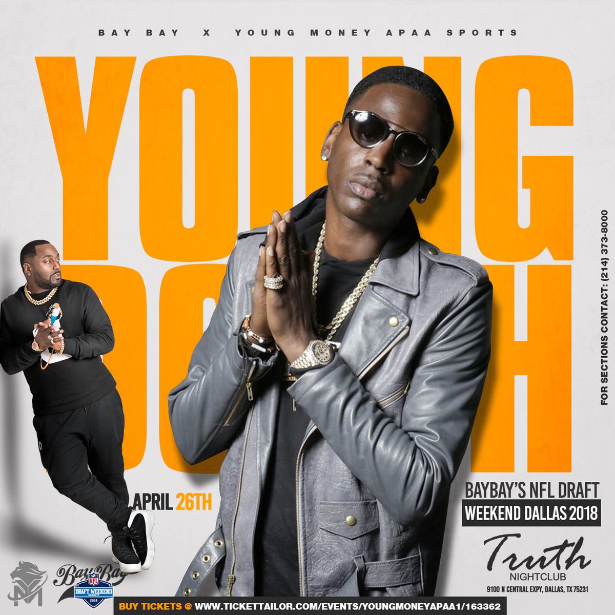 truthncdallas's tweet photo. NEXT THURSDAY 🔥🔥🔥Doors Open At 8pm • @YoungDolph Will Be In The Building!!! Dont Miss The Young City Turn Up At Truth Nightclub 🔥🔥🔥 • 21+ #Dallas #DFW #Denton #DallasNightLife #TruthThursdays #YoungCityTurnUp #PriceGroup https://t.co/TlEK5x370t