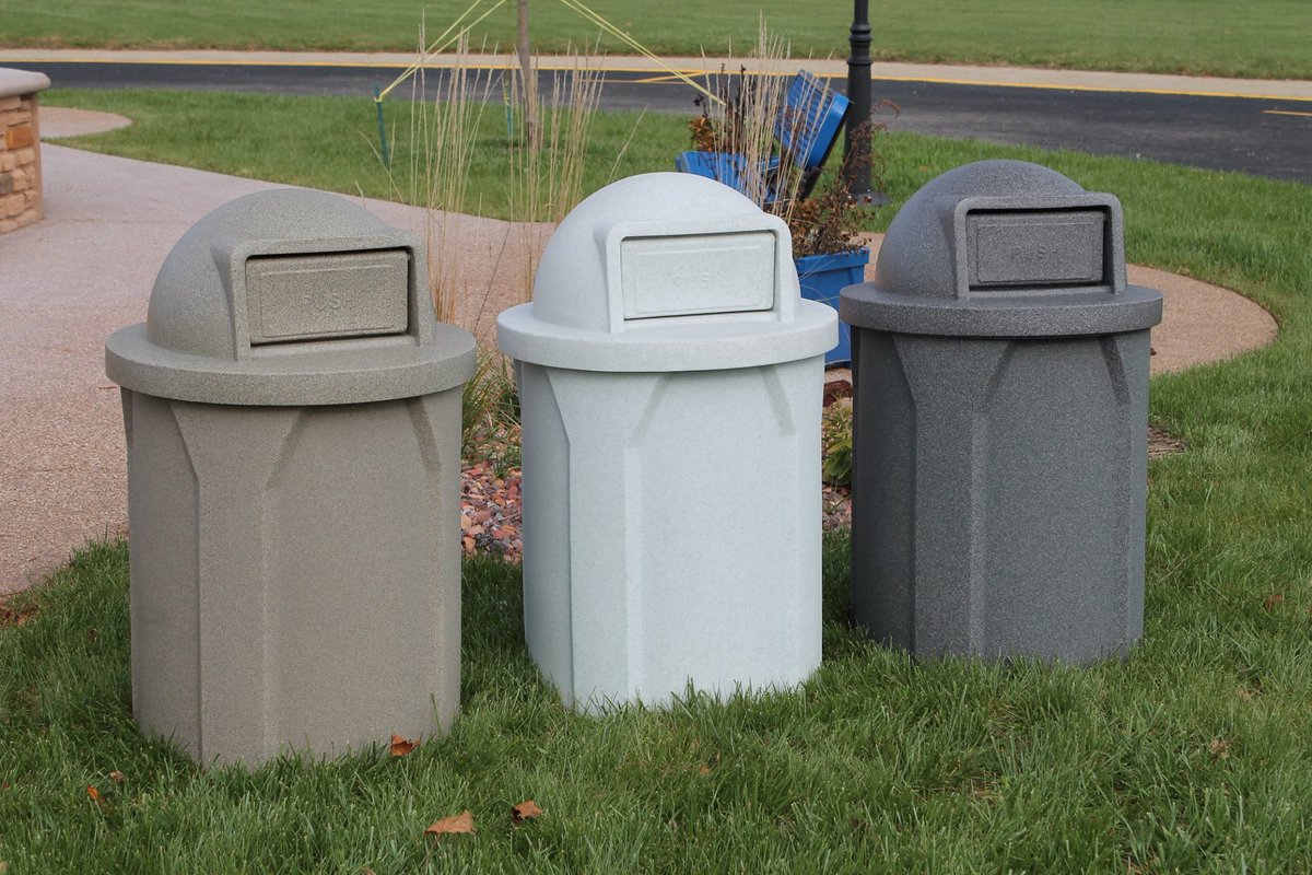 WinsellGranites's tweet photo. Using rotationally molded trash receptacles are the perfect way to participate in tomorrowโs Earth Day celebrations โบ๏ธ๐ #earthday #thinkgreen #clean #trashreceptacles #rotomolding #rotationalmolding https://t.co/3TFgIcrbcx
