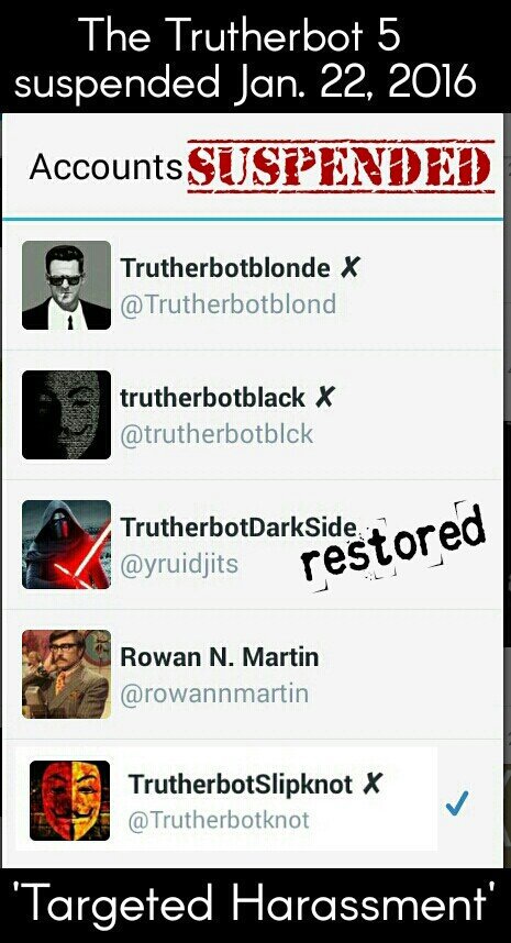 truthermagbots's tweet photo. @NickJFuentes #trutherbot
#FreeTrutherbot
#TrutherbotArmy https://t.co/XwVkP4g4ld