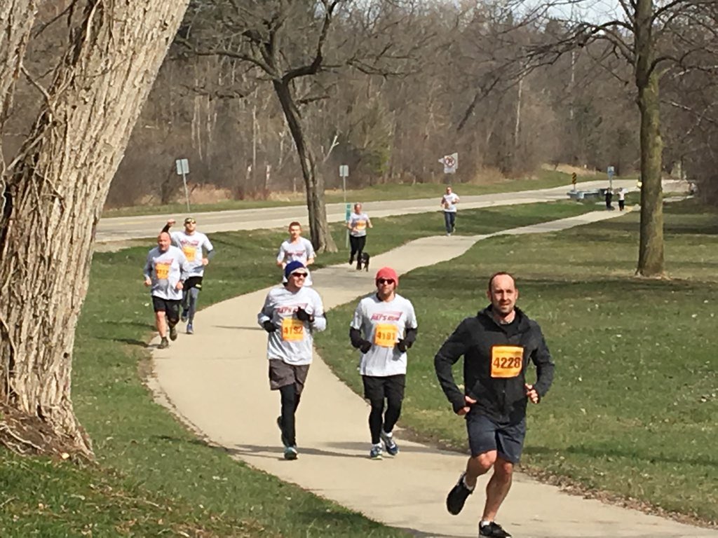 Highlights of the 2018 #TillmanHonorRun action from Hines Park in Northville, Michigan today #SunDevilNation