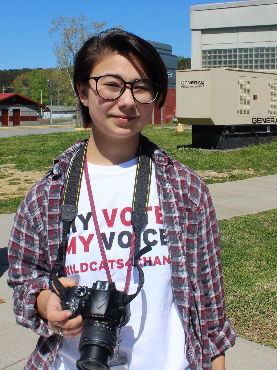 wildcats4change's tweet photo. Thanks so much to our wonderful photographers, Lilly Laverdure (pictured here) and Claire Alfonso for documenting our event! We love seeing the world through your eyes❤️ https://t.co/vITYDRRqpt