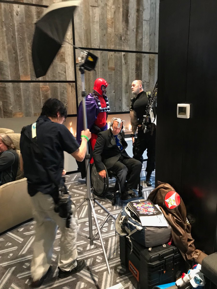 shwalker's tweet image. Look who’s hanging out by the fire. @StarFestDenver