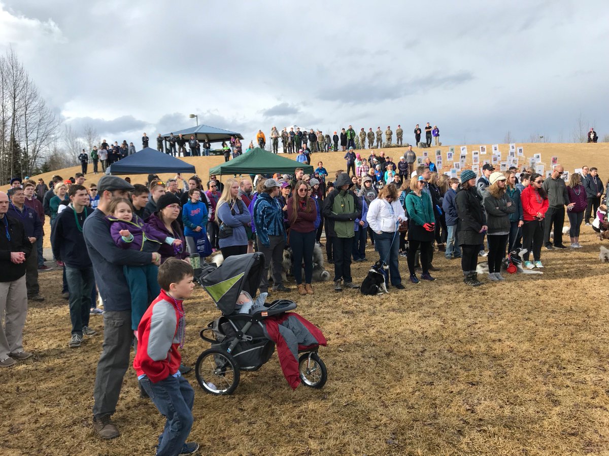 MrMartyLang's tweet photo. I was proud to join the first annual Anchorage Schools Out of Darkness Walk today with my family.  For me it was a morning of grief, remembrance, hope, and healing. https://t.co/sX867J8R6R