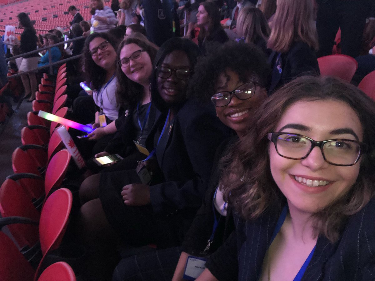 Monroe has arrived! Super excited for Opening Session! #DECAICDC2018