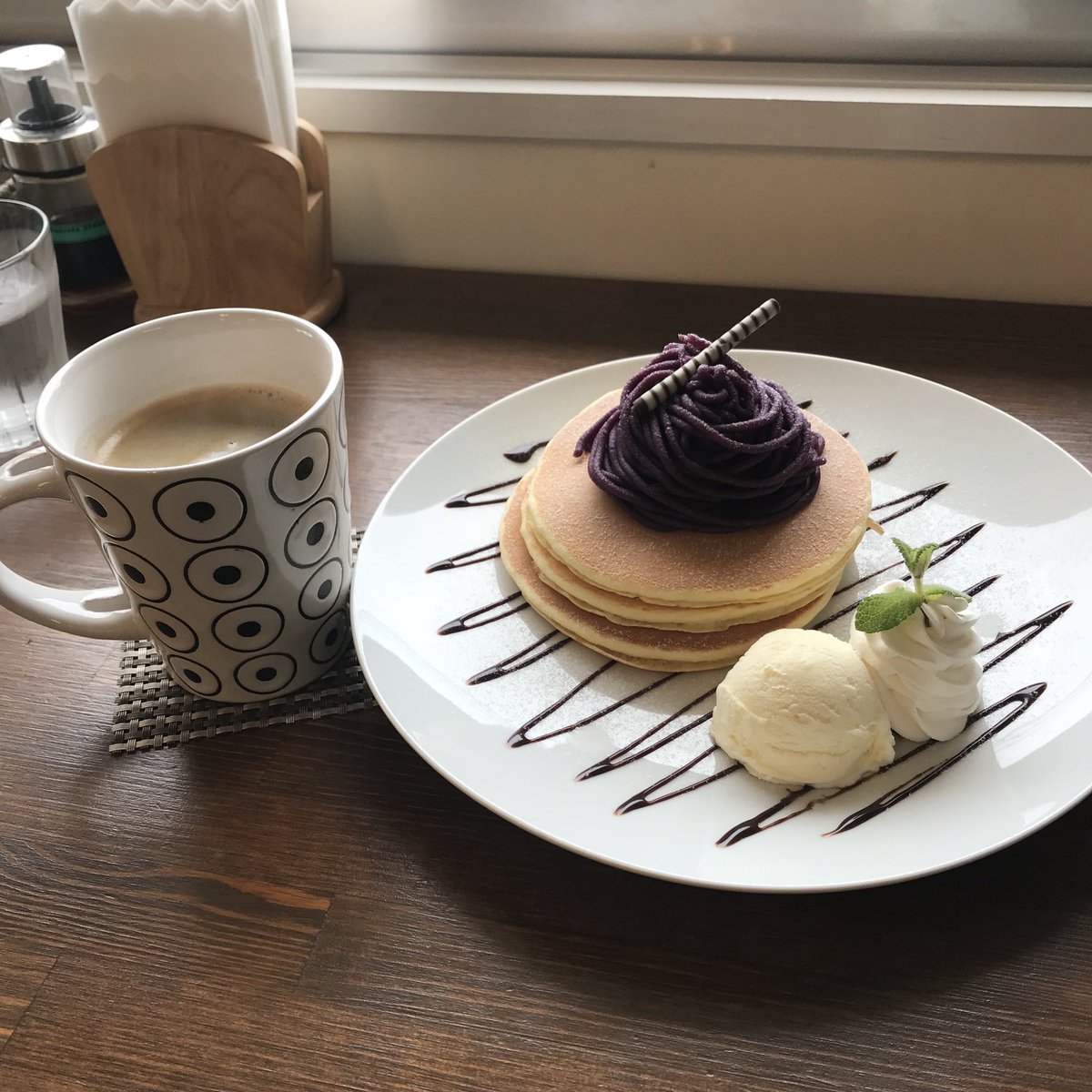 いっちー Yaezo בטוויטר 美ら海カフェ かふぅ 恩納村 真栄田 美ら海カフェかふぅ Morning Breakfast ドライブ 珈琲 Okinawa Cafe Okinawacafe 沖縄 カフェ 沖縄カフェ スイーツ男子 珈琲男子 おひとり様 カフェ部 パンケーキ Pancake 紅芋 紅芋