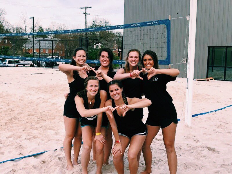 UK_ChiOmega's tweet photo. GO CHI O!!! So proud of our sisters for winning @DeltaSigBIB !! 🏐⭐️ https://t.co/X0dQqvld4b