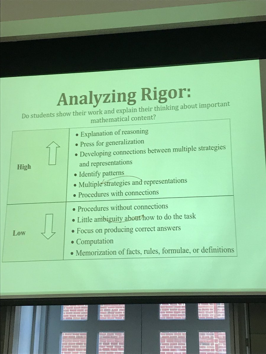 “You need to have a way for all learners to enter the room but push them all to the ceiling.” -Dr. Heather Johnson #rigor #GASL2018