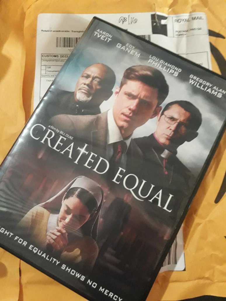 azihrDM's tweet photo. My #CreatedEqual DVD just arrived. Can't wait to watch it. https://t.co/j8KRXGKv22