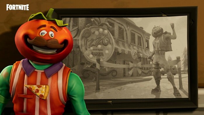 Fortnite_ES_'s tweet photo. Calma el hambre con la nueva skin ya disponible en la tienda!! 😋 https://t.co/F2MLZNpE2W