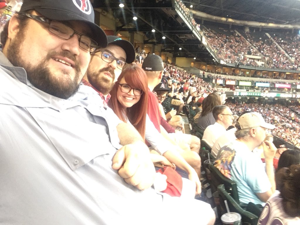J_Thaddeus_Toad's tweet photo. Gotta rep @HeyScoops at the #dbacks game with my buddy @mattapotimus #baseball #scoopscope https://t.co/wiyHmdm5e9