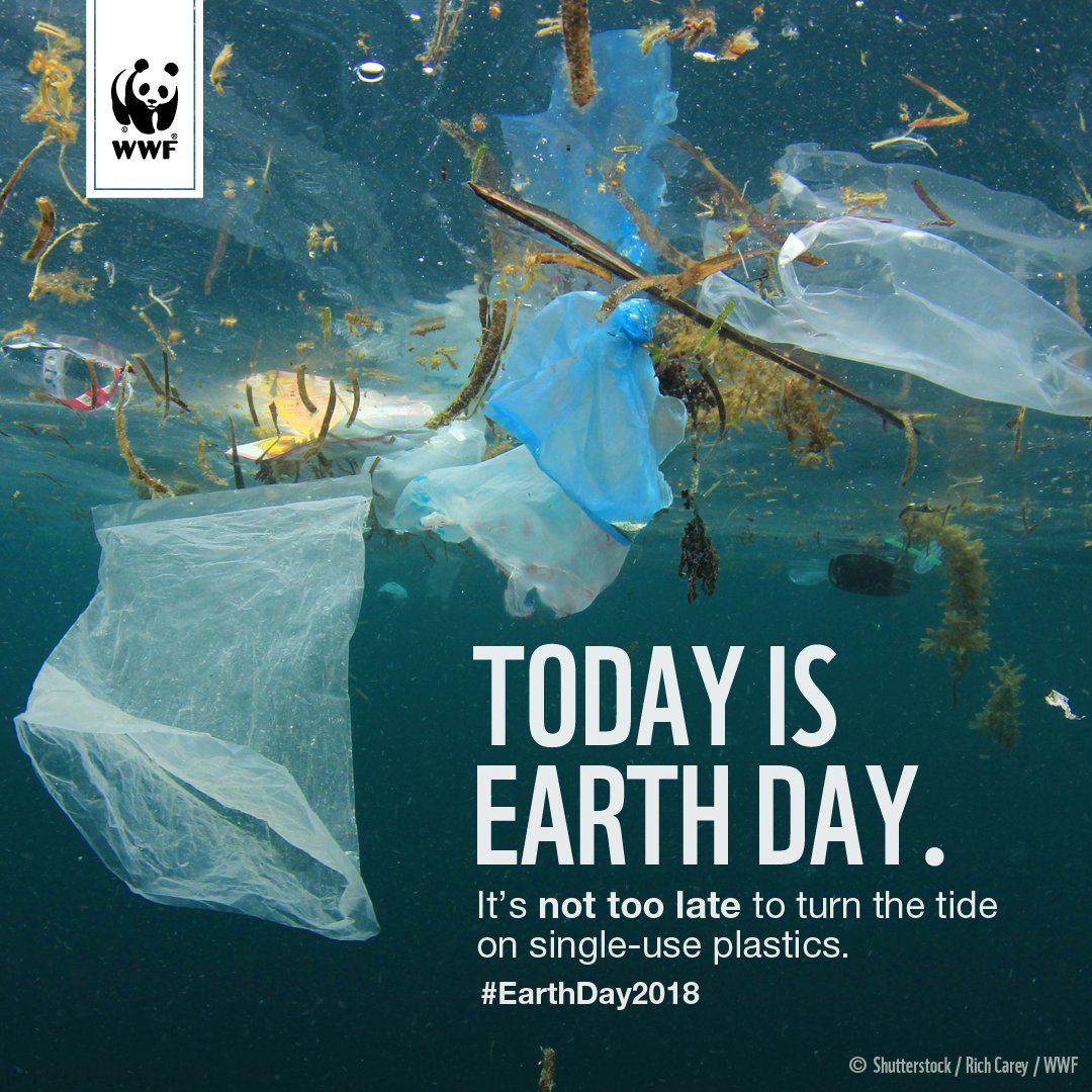 WWF_Philippines's tweet photo. #EarthDay2018 focuses on single-use plastics. Its exponential growth is threatening the very survival of our planet. Make a pledge to reduce your plastic dependency by refusing single-use plastic from the get-go. We all owe it to our home 🌏
Have a reflective Earth Day, everyone. https://t.co/Yp1ZE7n47E