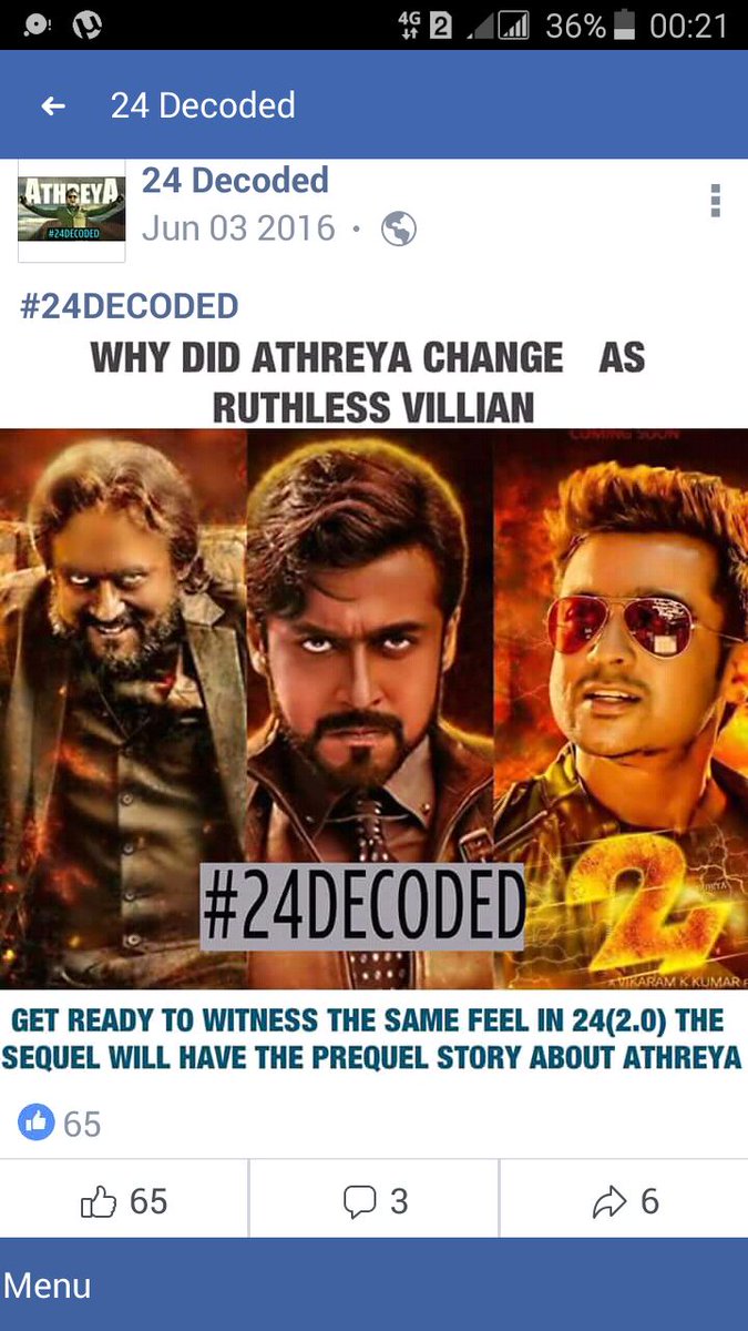 Vineeths_offl's tweet photo. If It is true then Box office will be🔥🔥🔥🔥🔥
#Athreya
#24DECODED
@Suriya_offl https://t.co/W5o6vnjzIq