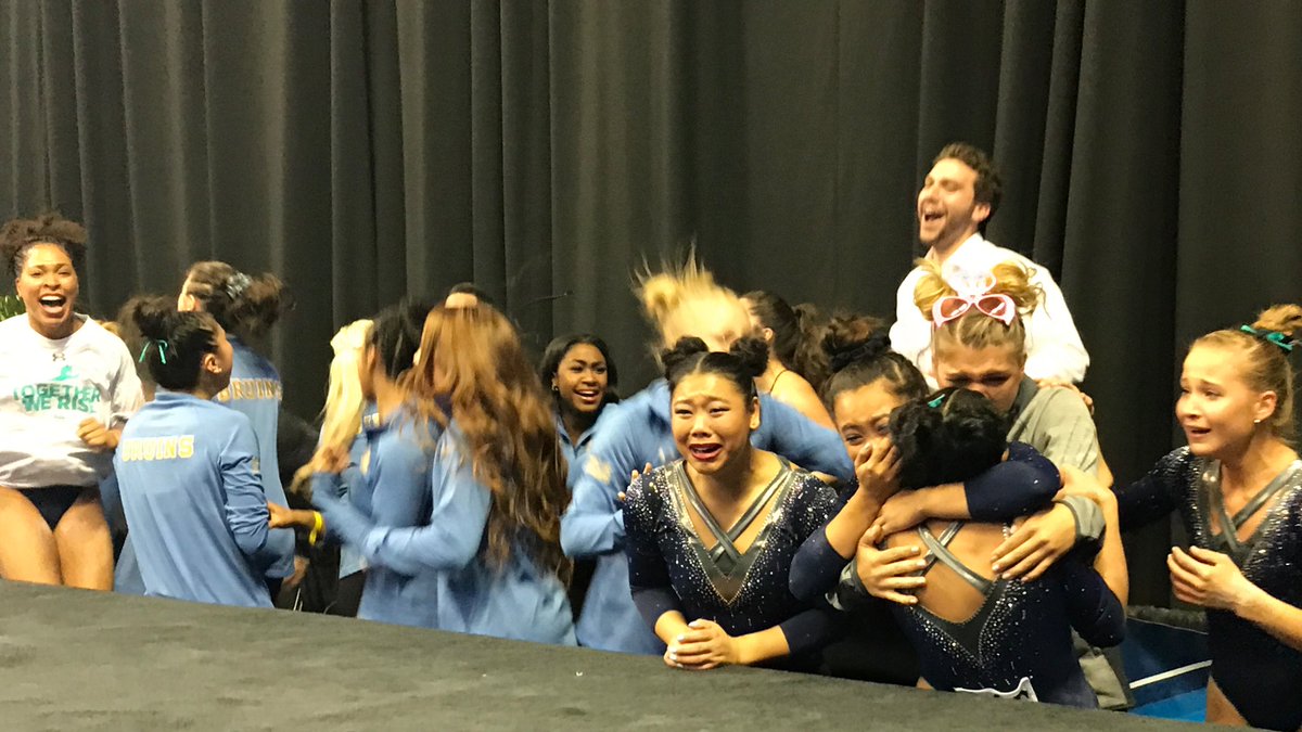 uclagymnastics's tweet photo. 10!!! @PengPengCLee wins it for the Bruins! https://t.co/h3QuZXLjQk