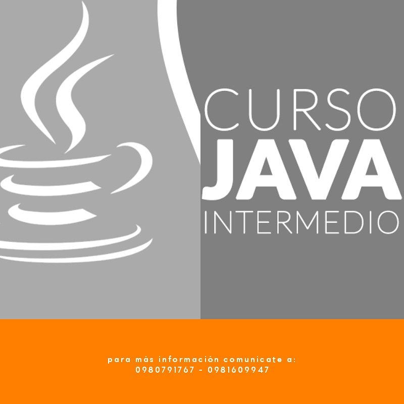 intercorpasocia's tweet image. Más informacion? Escribenos #cursojava #curso #intercorp #javaintermedio