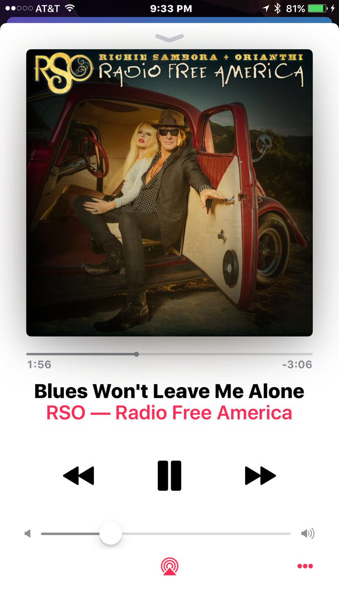 jtrs73's tweet photo. Saturday night tunes by RSO @TheRealSambora @orianthi @RSOofficial LOVING the new song Can't wait for the album ✌️💜⭐️🎸💫🎵😍 #RSO #Orianthi #RichieSambora #BluesWon'tLeaveMeAlone #NewMusic https://t.co/FsH2EEfudu