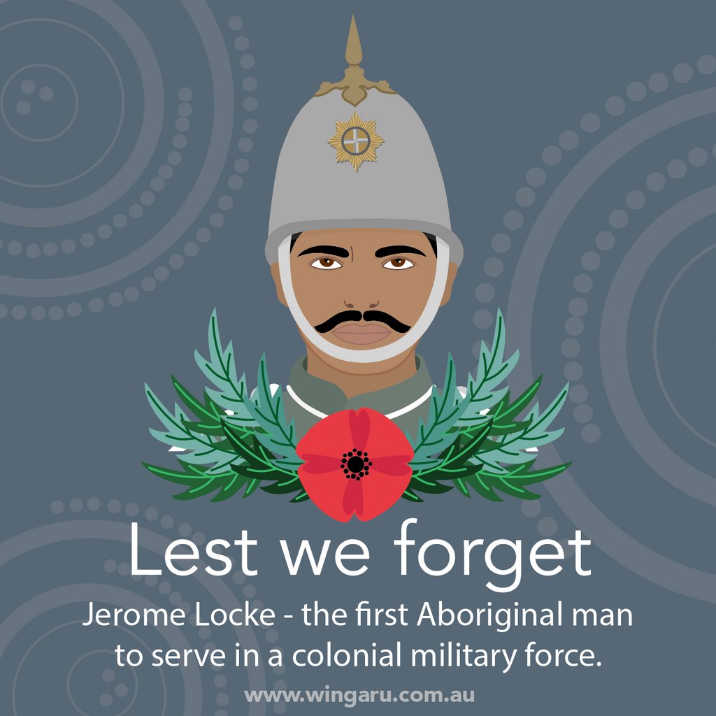 WingaruEd's tweet photo. Another Black Digger we have enjoyed learning about this week is Darug man Jerome Locke. Locke joined the Windsor Volunteer Corps in 1889.

#Aboriginaleducation #ANZAC #aussiediggers https://t.co/EMxjcDtjiK