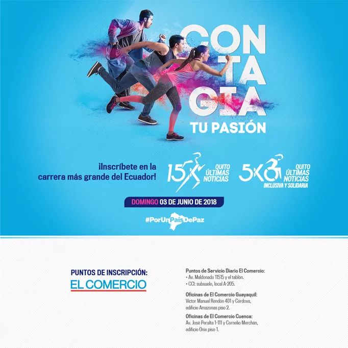 conadisecu's tweet photo. #ATENCIÓN | Las personas con discapacidad que deseen participar en la carrera #QUN5K pueden inscribirse sin costo en las oficinas del #CONADIS y en todos los puntos de inscripción autorizados hasta el 25 de mayo.

#ContagiaTuPasión #PorUnPaísDePaz https://t.co/m3wo482uFm