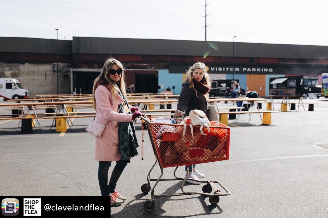 melindabmcnutt's tweet photo. Working hard at the #FirstFlea of the @ClevelandFlea season. https://t.co/n8BgtnaEFm