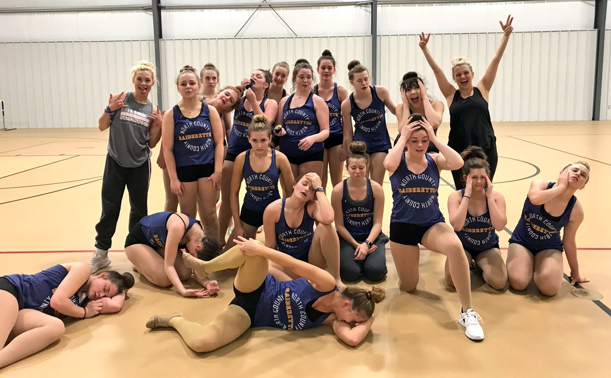 It was just a really great day in Raiderette Land. 
Thanks <a href="/itsmekellyds/">Kelly D</a> &amp; @taywuch 💙💛 
First Nationals routine ☑️
#FearTheRaiderettes