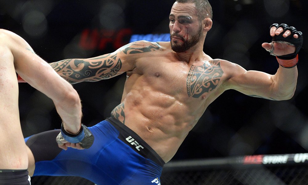 Knockout209's tweet image. Santiago Ponzinibbio (26-3) out of his fight with Kamaru Usman (12-1) at #UFCChile