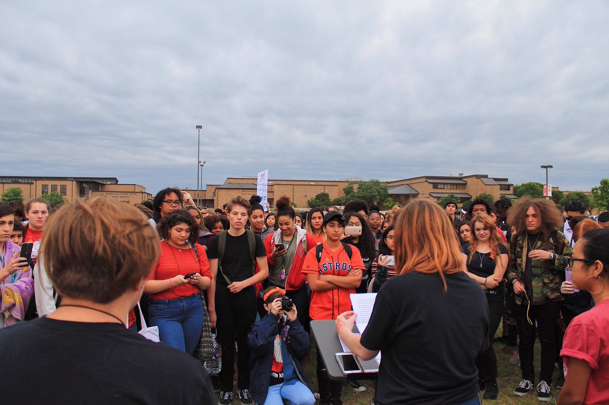 “i will stand for change. “ #NationalWalkoutDay