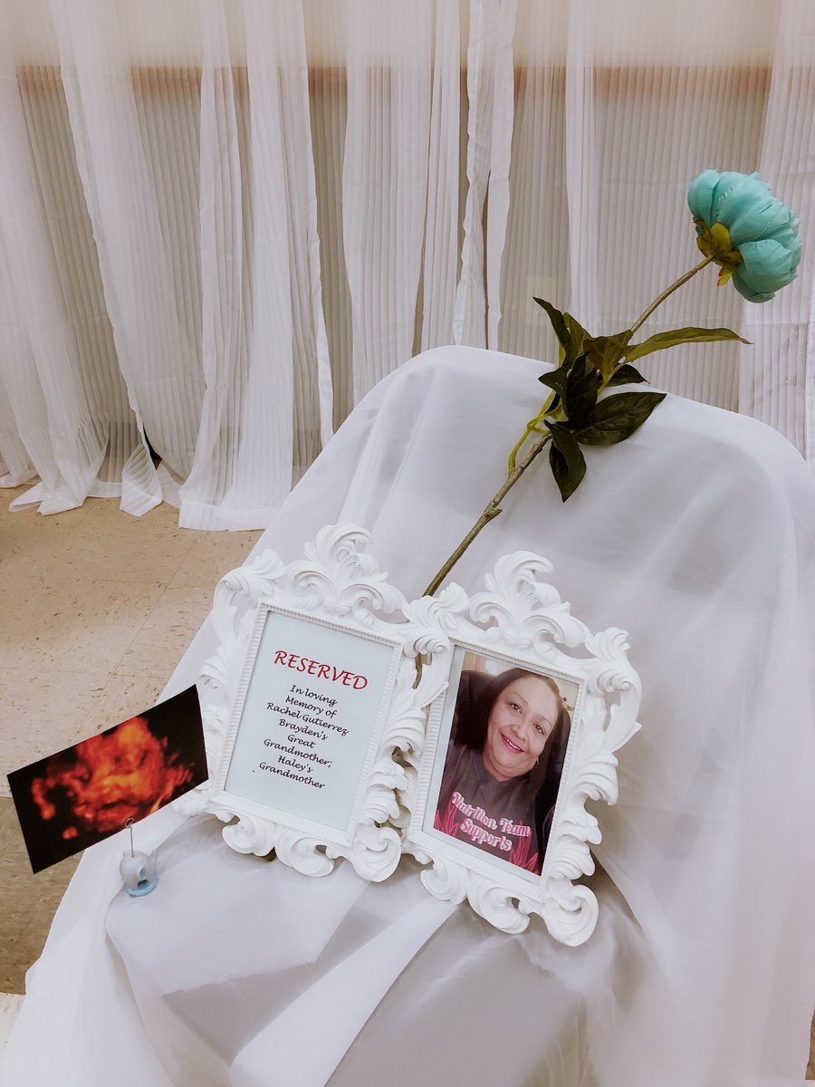 Laid my grandma to rest today &amp; had my baby shower right after . It was hard but her presence was definitely felt 💙✨