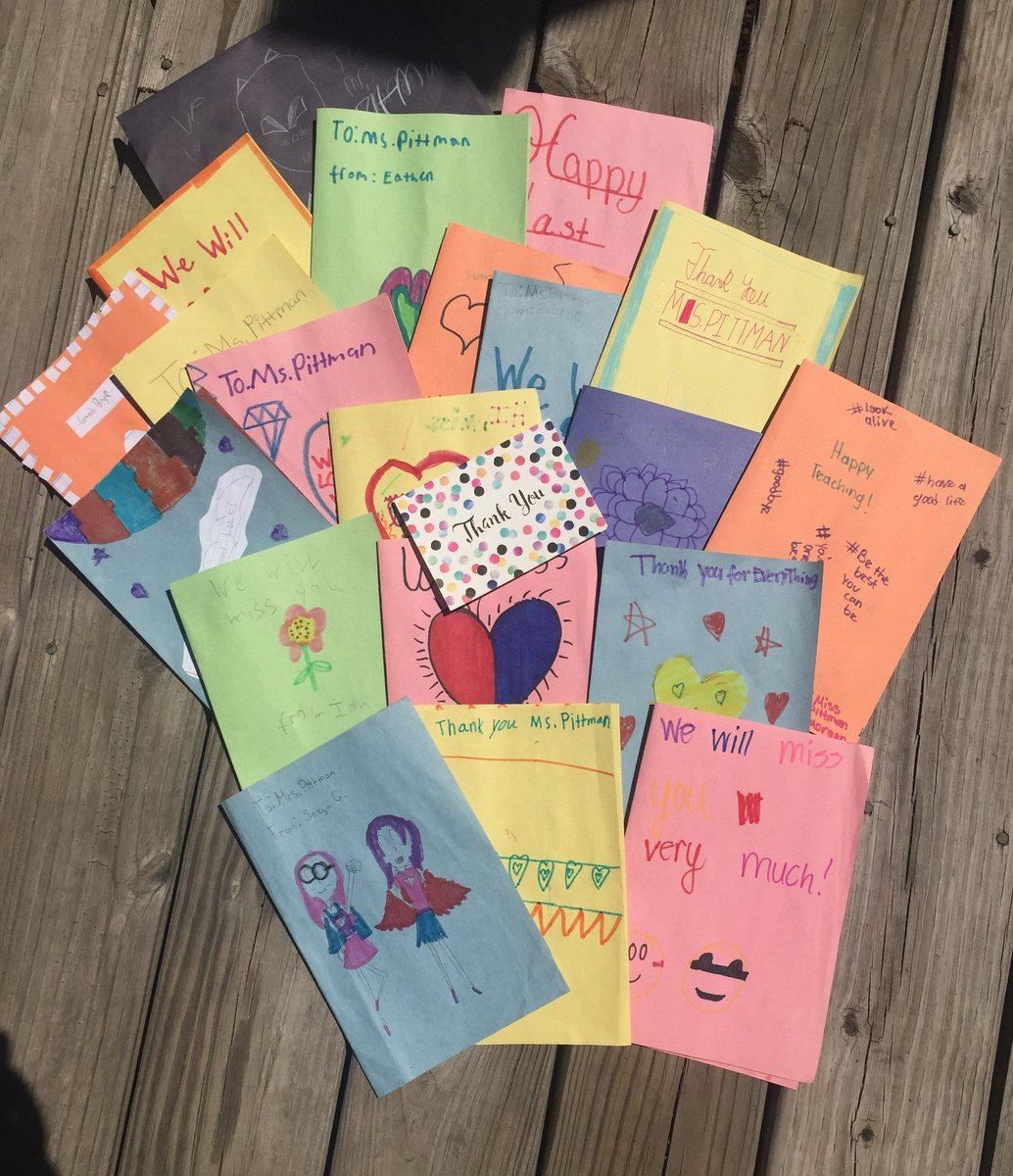 Thank you <a href="/IrondaleCom/">IrondaleCommunitySch</a> these past weeks have been a great learning experience! Thank you for being such a welcoming school community. Getting these sweet notes makes all the long hours worth it and a little bit easier to push through the end of the semester!